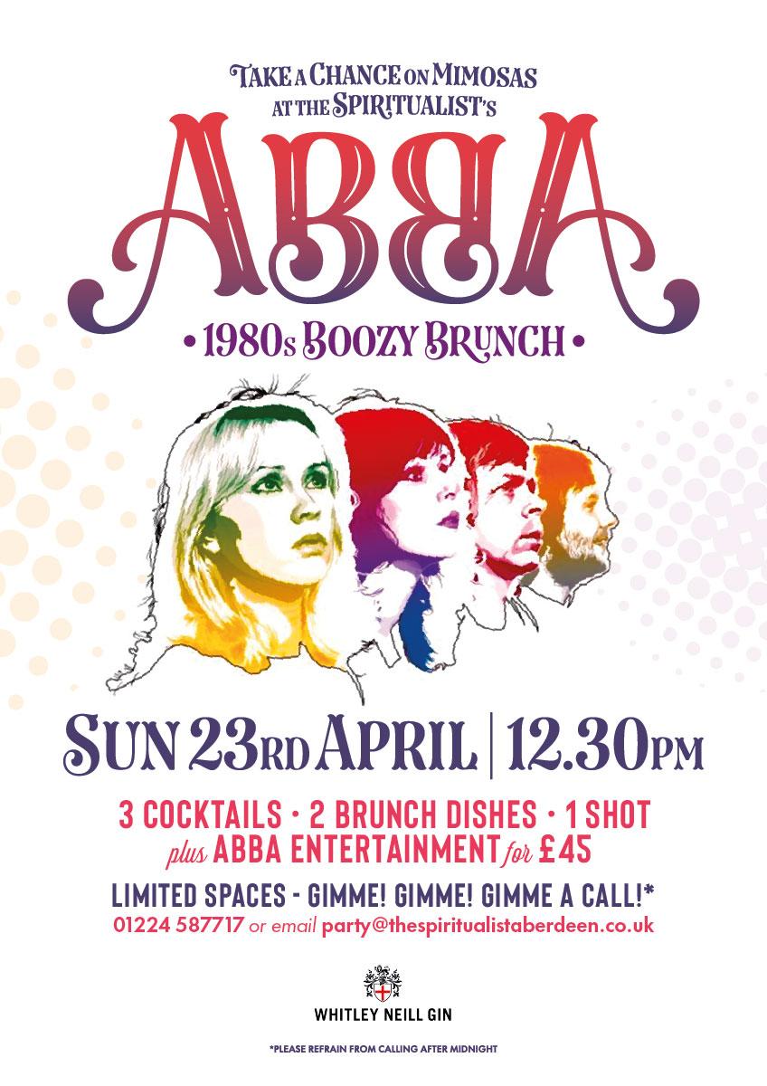 The Spiritualist Aberdeen ABBA Brunch Party April 2023 A